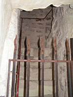 Nieigles, Eglise romane, Escalier vers le clocher
